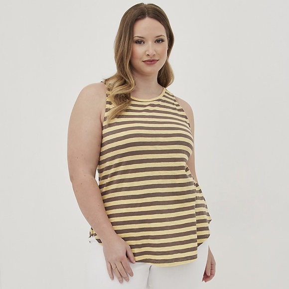 Torrid Crew Neck Tank - Plus Size 00 - Picture 1 of 7